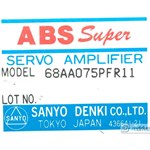 68AA075PFR11 Sanyo Denki Servo Drive SANYODENKI
