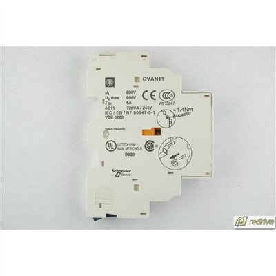 GVAN11 Schneider Electric Aux. contact block for GV2 Motor Starters