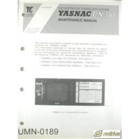 Yaskawa Yasnac CNC Manual LX3BT Maintenance manual
