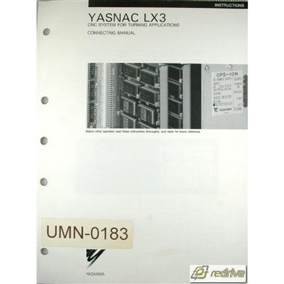 Yaskawa Yasnac CNC Manual LX3 Connecting manual