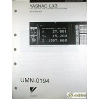 Yaskawa Yasnac CNC Manual LX3 Maintenance