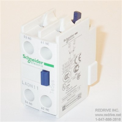 LADN11 Schneider Electric Contactor Auxiliary Contact Block IEC 600V