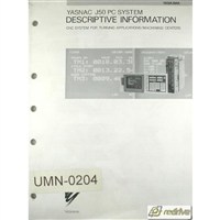 Yaskawa Yasnac CNC Manual J50 PC System Descriptive Information